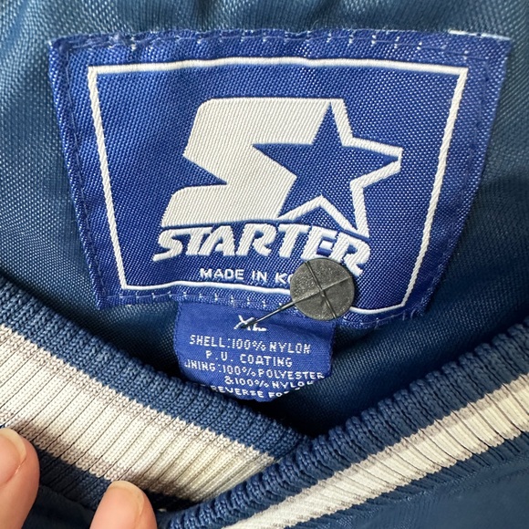 Duke STARTER blue pullover blue long sleeve size XL - Picture 9 of 13